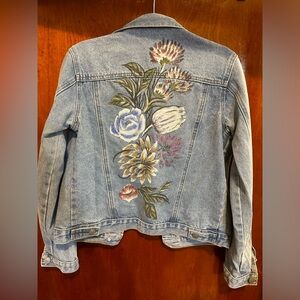 Denim Jacket with Graphic